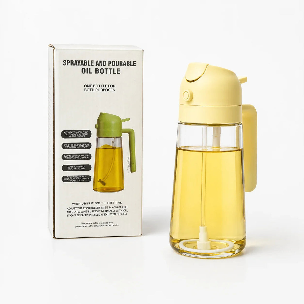 2-in-1 Spray & Pour Oil Dispenser Bottle
