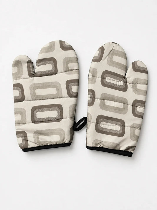 Premium Cotton Oven Mitt Set (2-Piece)