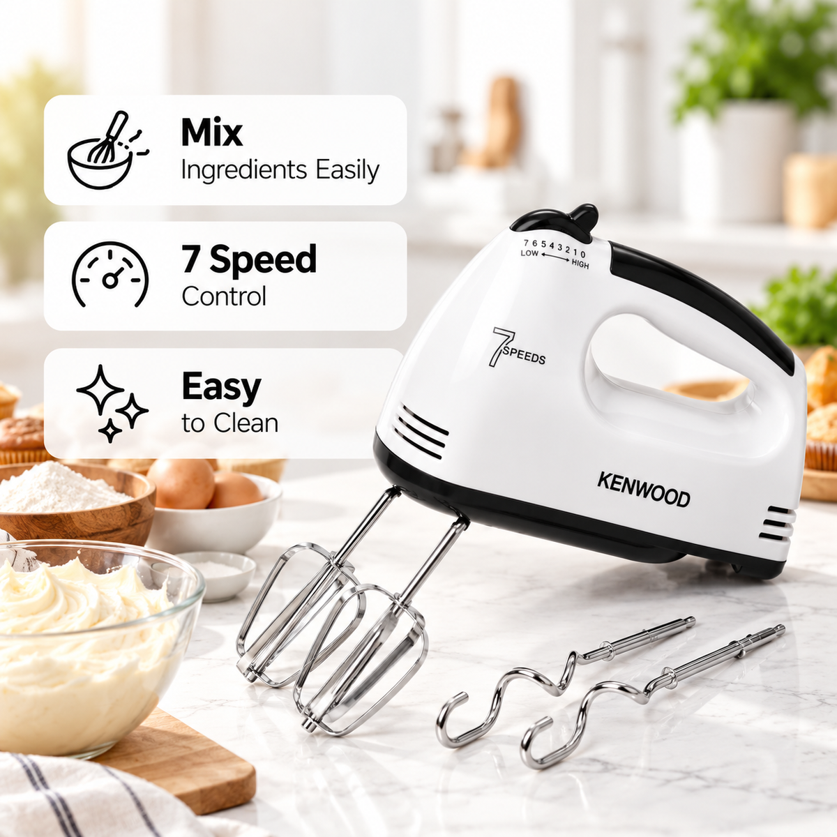Kenwood Pro 7-Speed Hand Mixer